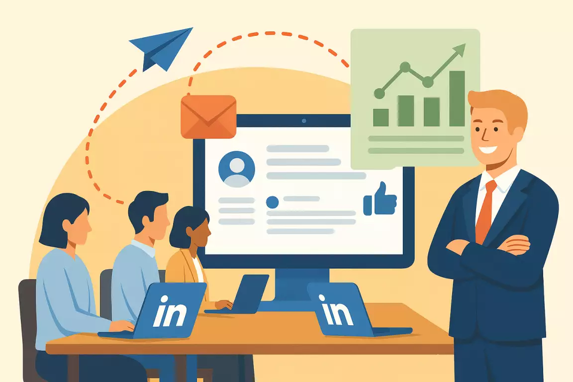 LinkedIn automatisatie met Dripify in een professionele setting